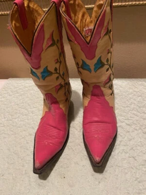 Rudel Rosa Western Botas Vaqueras Mujer Talla 6 México Foto 1 de 4
