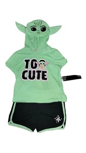 Star Wars Baby Yoda Youth Girls  2 Piece Outfit  Size 6 - Picture 1 of 1