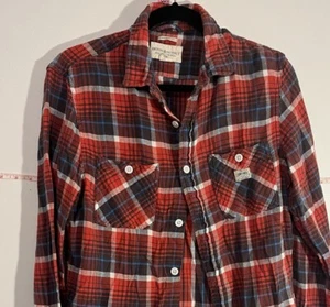 Ralph Lauren Denim & Supply Red Plaid Mens Size Medium Soft Long Sleeve Classic - Picture 1 of 17