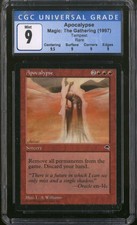 Magic MTG Tempest Apocalypse CGC 9 NEAR MINT (NM)