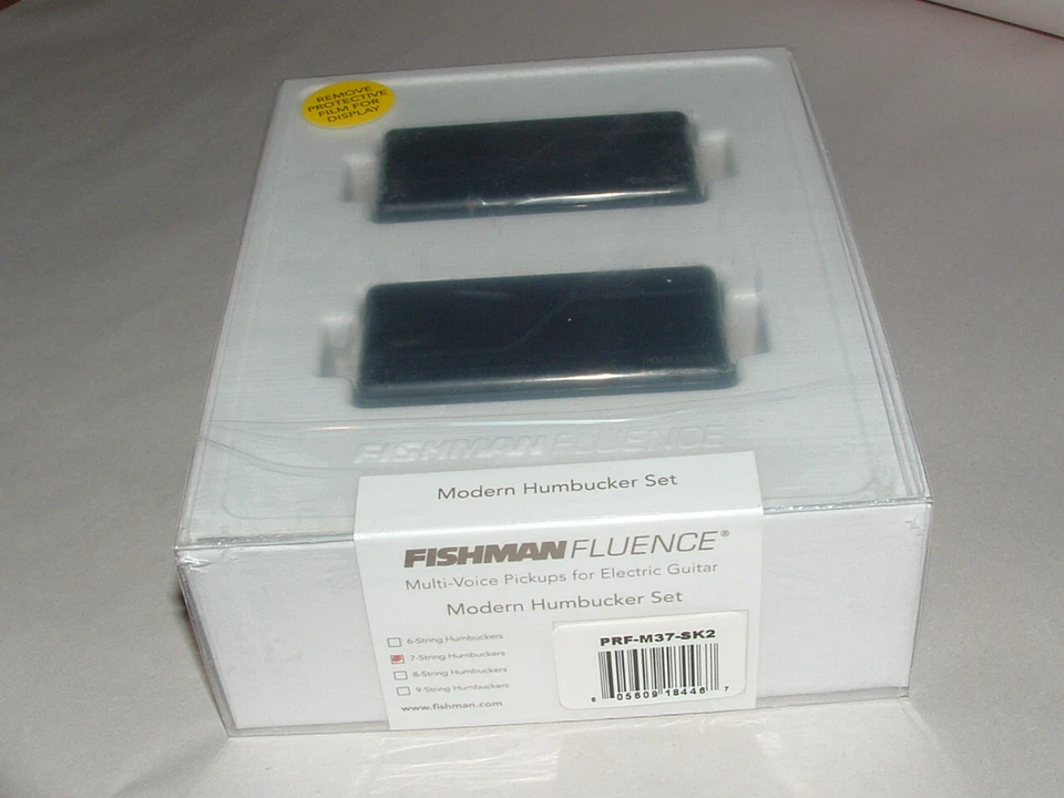 Fishman Fluence PRF-M37-SK2 7 String Modern Humbucker Set 3 Voices Black Nickel