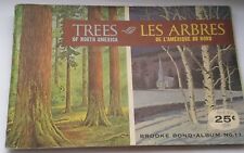 Vintage Tea cards book full set 48 Album 60s Trees North America Canada no11