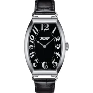 Tissot Unisex Heritage Quartz Black Dial Watch - T1285091605200 NEW - Picture 1 of 6