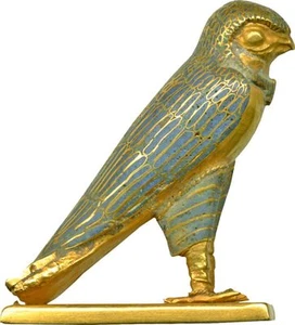 Sticker decal ancient egypt archaeology egyptian falcon horus gold - Bild 1 von 1