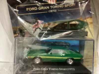 American cars FORD GRAN TORINO SPORT 1972,  1:43, die-cast, nuova DEAGOSTINI - Immagine 1 di 4