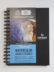 Canson Artist Series Watercolor Book 5.5in X 8.5in 20 Sheets/Pad - Picture 1 of 2