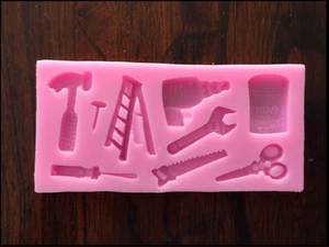 Herramientas de hardware Molde de silicona de 9 cavidades para fondant, pasta de goma, chocolate, manualidades - Imagen 1 de 1