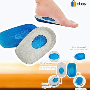 Heel Pain Relief Plantar Fasciitis Cushion Gel Support Insoles Shoe Pad Cushion - Picture 1 of 8