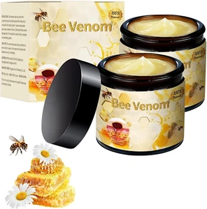 2 piezas cremas reparadoras de veneno de abeja veneno de abeja crema de tratamiento de la piel para eliminar la reparación - Imagen 1 de 11