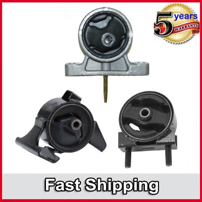 Engine Motor and Transmission Mount Set 3Pcs For 02-03 Suzuki Aerio 2.0L 2WD - Image 1 of 4