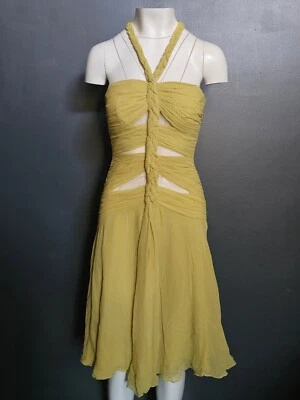 💥IMPRESIONANTE VESTIDO DE CÓCTEL MANDALAY Y2K Noche Lima Seda 6 Foto 1 de 4