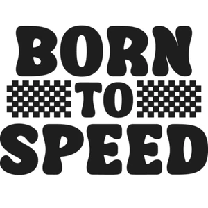 Born to Speed Decal Funny ~~ FREE SHIPPING ~~ (BONUS DECAL INCLUDED) - Picture 1 of 6