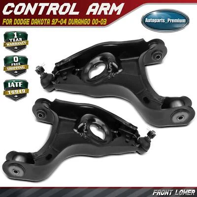 2Pcs Front Lower Control Arm w/ Ball Joint for Dodge Dakota 97-04 Durango 00-03 - Image 1 of 4
