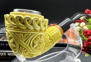 MeerschaumArt_BLOCK Meerschaum Tabakpfeife_ Salim_海泡石烟斗大师系列 新土耳其 海泡石烟斗原石手工刻烟斗 - Bild 1 von 22