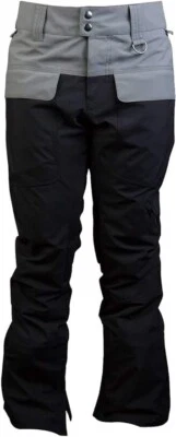 Neff Sarah Snowboard Pants, Gray and Black, New with Tags, Women's Size Large - Image 1 of 4