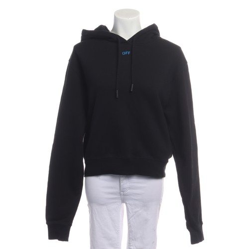 Felpa con Cappuccio Off White Multicolore S