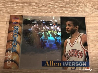1997 Stadium Club Rookie Showcase Allen Iverson RC HoF - Image 1 of 3