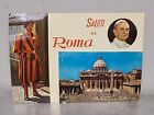 Vintage 1968 Saluti DA Roma From Pope Paul VI Vaticano Post Card With Stamp,Rare