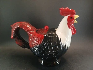 Cracker Barrel Chicken Teapot Chips On Beak - Picture 1 of 12