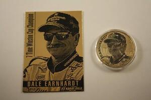 DALE EARNHARDT 2001 American Silver Eagle & Gold Card Set LIMITED EDITION #/201
