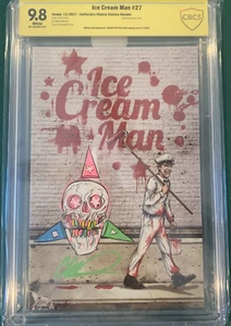 Ice Cream Man #27 CBCS 9.8 SINGED & REMARQUE Chinh Potter (Banksy Homage) - Picture 1 of 6
