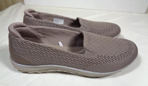Skechers Women's sz 11 gray 158861 Relaxed Fit Memory Foam Slip on Shoes ~ NEW - Picture 1 of 19