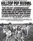 The Velvet Underground - Van Morrison - Hilltop Pop - 1969 - Concert Poster