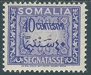 1950 SOMALIA AFIS SEGNATASSE CIFRA 40 CENT MH * - RF37 - Imagen 1 de 1