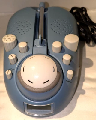 Reloj de Escritorio Westclox 2001 Azul con Radio y Lámpara SHT8023BL Reloj No Funciona Foto 1 de 4