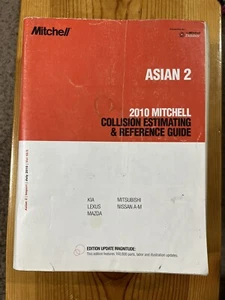 2010 Mitchell Asian 2 Kia Lexus Mazda Nissan Mitsubishi Estimating Guide Used - Picture 1 of 3