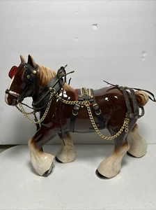 "Vintage Clydesdale Staffordshire Reproduktion England Keramik/Porzellan 10""x9""" - Bild 1 von 15