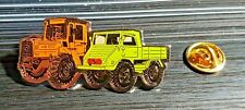 Mercedes Benz Pin Unimog Orange And Green - Dimensions 46x23mm
