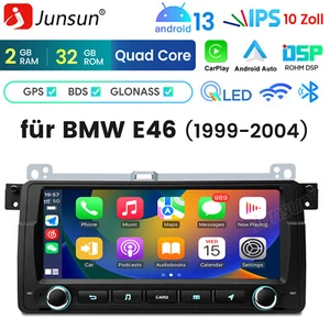JUNSUN 8.8" IPS Android 13 Autoradio Octa Kern BT DSP GPS Navi für BMW E46 MG ZT - Bild 1 von 14