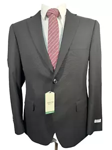 NEW ALFANI Mens Black STRETCH SLIM FIT Suit Sport Coat Blazer Jacket 40S - Picture 1 of 10