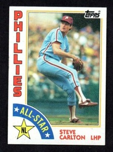 1984 Topps Steve Carlton All-Star #395 - Phillies - Hall of Fame - VG/EX