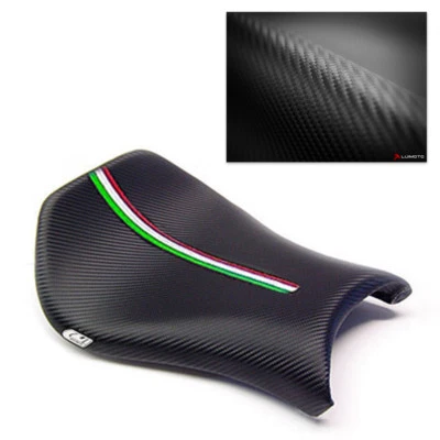 Funda Asiento Ducati 748 Monoposto Negro Fibra de Carbono Verde Blanco Rojo Rider Luimoto Foto 1 de 2