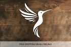 Minimalistic Hummingbird Vinyl Decal | Hummingbird Bumper Sticker | Nature Decor