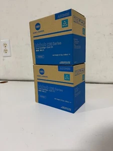 Konica Minolta Toner Cyan A0X5432 for C35/C35p/C25 Series (Set of 2) - Picture 1 of 6