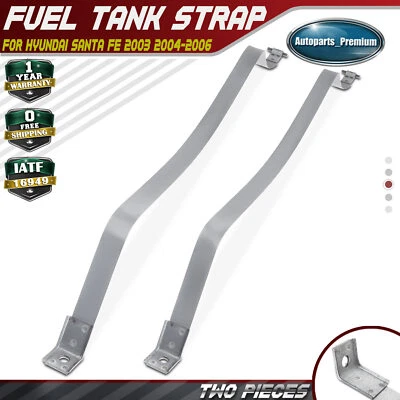 2x Fuel Tank Strap for Hyundai Santa Fe 2003 2004-2006 2.4L 2.7L 3.5L 3121026350 - Image 1 of 4