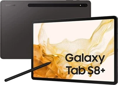 TABLET SAMSUNG TAB S8+ PLUS SM X800 12.4" 128 GB BLUETOOTH GRAPHITE NO TAB S9 - Immagine 1 di 4