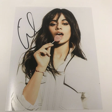 Singer Camila Cabello Sexy Autographed Signed 8x10 Photo with proof B Cover