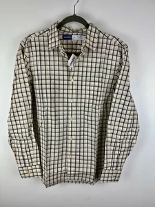 Old Navy Everyday Hemd Neu mit Etikett Herren Größe M blau/creme kariert langarm - Bild 1 von 16