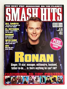 SMASH HITS 27/1/1999 RONAN KEATING Billie Piper 911 AQUA BSB All Saints FIVE - Picture 1 of 19