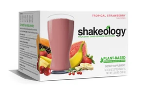 ✨ Shakeology Vegan Strawberry Protein 16g Superfood Blend GlutenFree 14Servings - Picture 1 of 6
