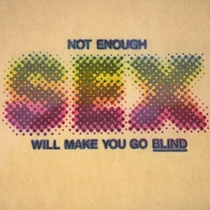 Vintage 1970s Heat Transfer | Not Enough SEX | NOS Iron-On T-Shirt Graphic - Picture 1 of 4
