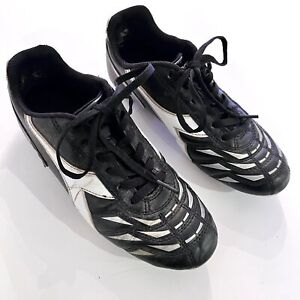 Diadora Kids Soccer Cleats Size 5 Big Kids Capitano MD Jr Shoes Black Silver