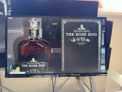 Two (2) HP 27sv 27" 1920 x 1080 VGA DVI HDMI IPS LED Backlit Monitor Black - Image 1 of 4