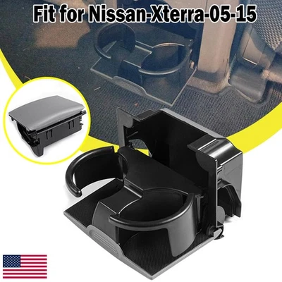 Portavasos consola central trasera gris camión 96965-ZS00A para Nissan Frontier Xterra Foto 1 de 4