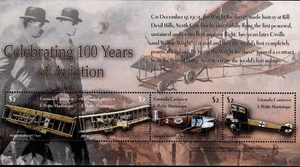 Granada 2003 Hoja 100 años de Aviación Hermanos Wright - sin s/h Estados Unidos - Imagen 1 de 1