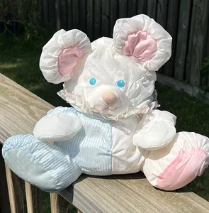 Vintage Puffalump Plush Rattle Fisher Price Mouse - Picture 1 of 5